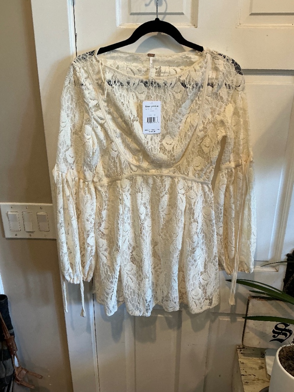 Free people lace dress or top!  Brand new with tags!